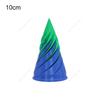 Giocattolo Fidget Cone Spirale Stampato in 3D Piramide Impossibile Attraversabile Scultura Antistress Giocattoli per Adulti Sollievo dallo Stress per Bambini Giocattolo da Tavolo
