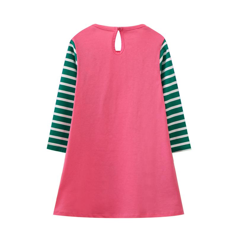 New A-Line Long-Sleeved Dresses for Girls, Perfect for Spring and Autumn