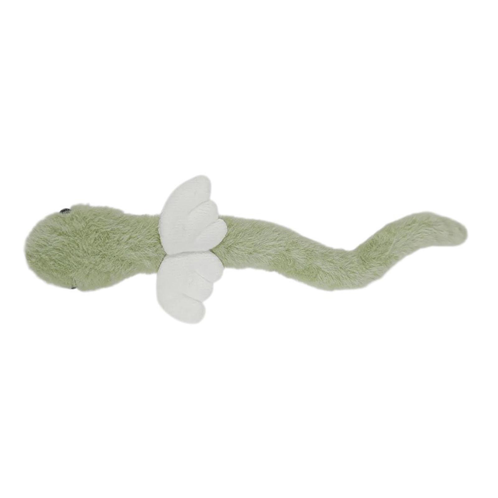 

Stuffed Animals Cartoon Snake New Year Mascots Toy Soft Snake with Wing 2025 Snake Mascots Photostudio Props красный