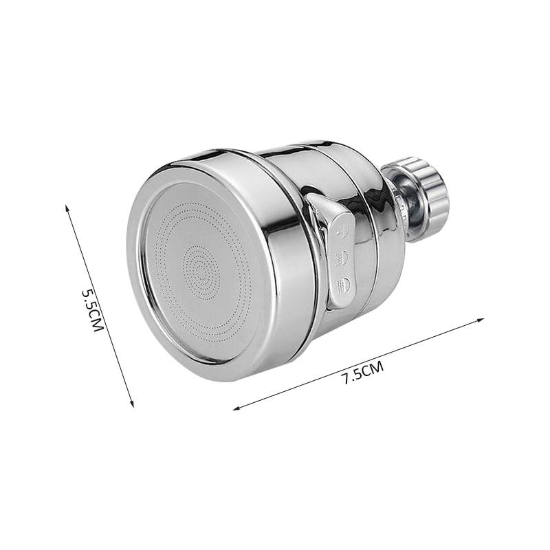 Σπρέι Κουζίνας 3 Λειτουργιών Περιστρεφόμενο Φίλτρο Κεφαλή Αντι-εκτόξευσης Ευέλικτο Εξοικονόμησης Νερού Πιεστικό Αξεσουάρ Αντικατάστασης Μπαταρίας