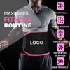 Dropshipping Stomach Sweat Belt Sauna Slimming Waist Trimmer Belt for Workout, Running, Gym, Walking