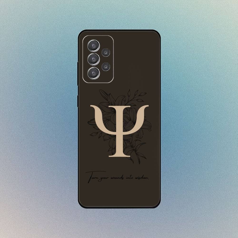 Psychologist Profession P-Psychology Phone Case For Samsung Galaxy S25,S24,S21,S22,S23,S30,With Bracket Cover