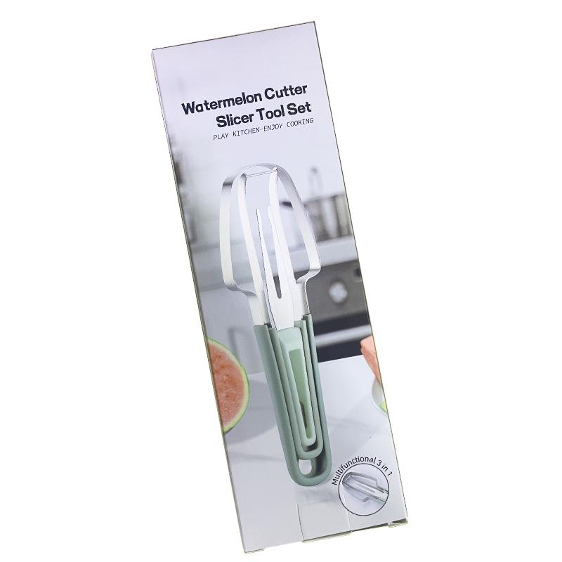 Stainless Steel Multi-Functional Watermelon Slicer & Fruit Divider