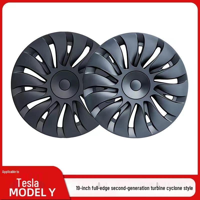 Tesla Model Y 19" Wheel Covers - Full Edge Wrap, Scratch-Resistant, Guanqin