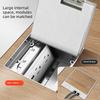 Stainless Steel Embedded Ground Socket Invisible Flat Style Floor Socket Universal Hidden Ground Socket Box