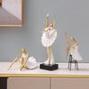 Modern Creative Ballet Dancer Girl Figure Resin Ornaments Children's Room Figurines Decoration Home Office Desk Sculpture Crafts