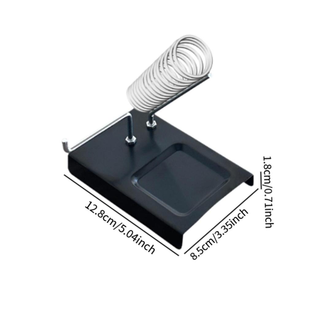 Soldering Iron Holder with Metal Base Soldering Iron Stand Support Rack for Workshop DIY Electric Welding Projects