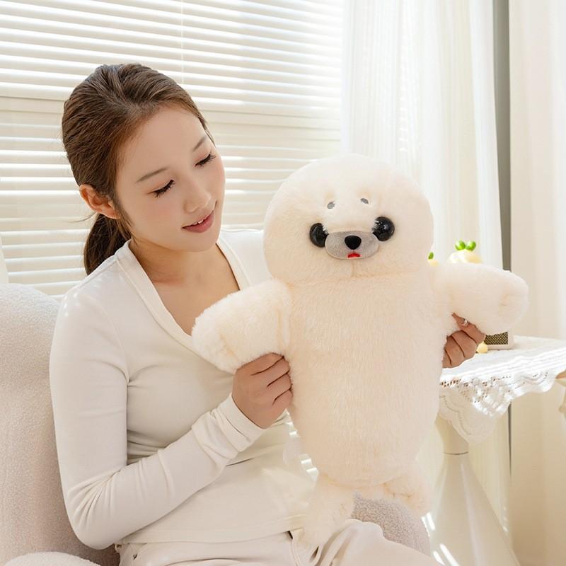 Plush Seal Toy With Soft Pp Cotton Filling For Kids And Collectors