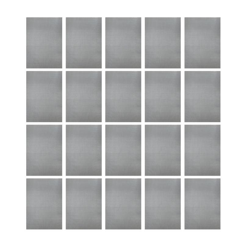 Stainless Steel Automotive Bumper Body Repair Mesh Net 20x15cm 5x15cm Easy to Install for Protective Against Road Debris