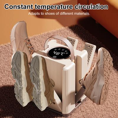 Intelligent Shoe Dryer with Timer & Constant Temperature Multi-Function Shoe Deodorizer Rapid Drying & Odor Removal Shoe Drying Machine for Home Use