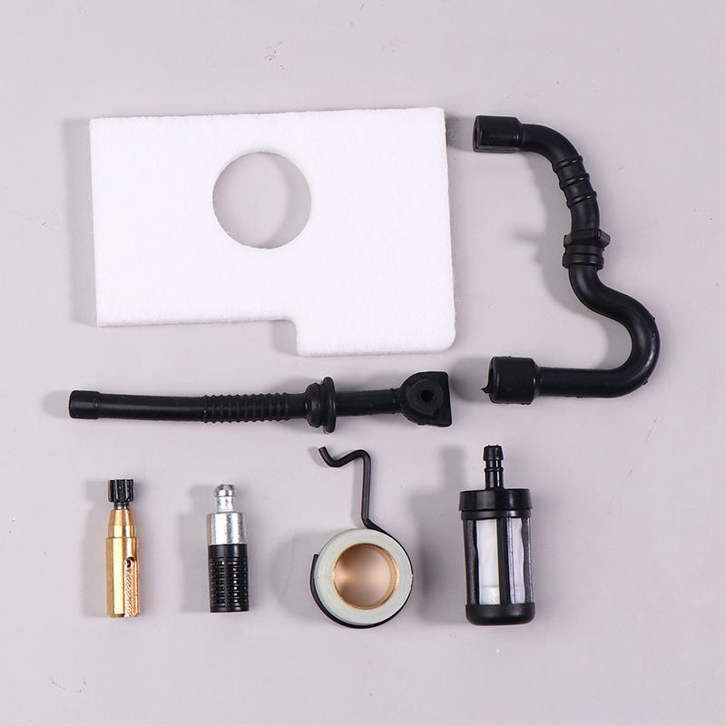 1Set Oil Pump Worm Gear Fuel Oil Filter Line Hose Kit For MS180 MS170 Chainsaw Parts 11236407102