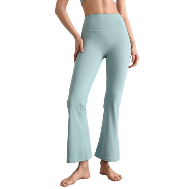 Womens Breathable Quick-Dry Yoga Pants Loose Fit Flared Leggings Running Fitness Outdoor Wear