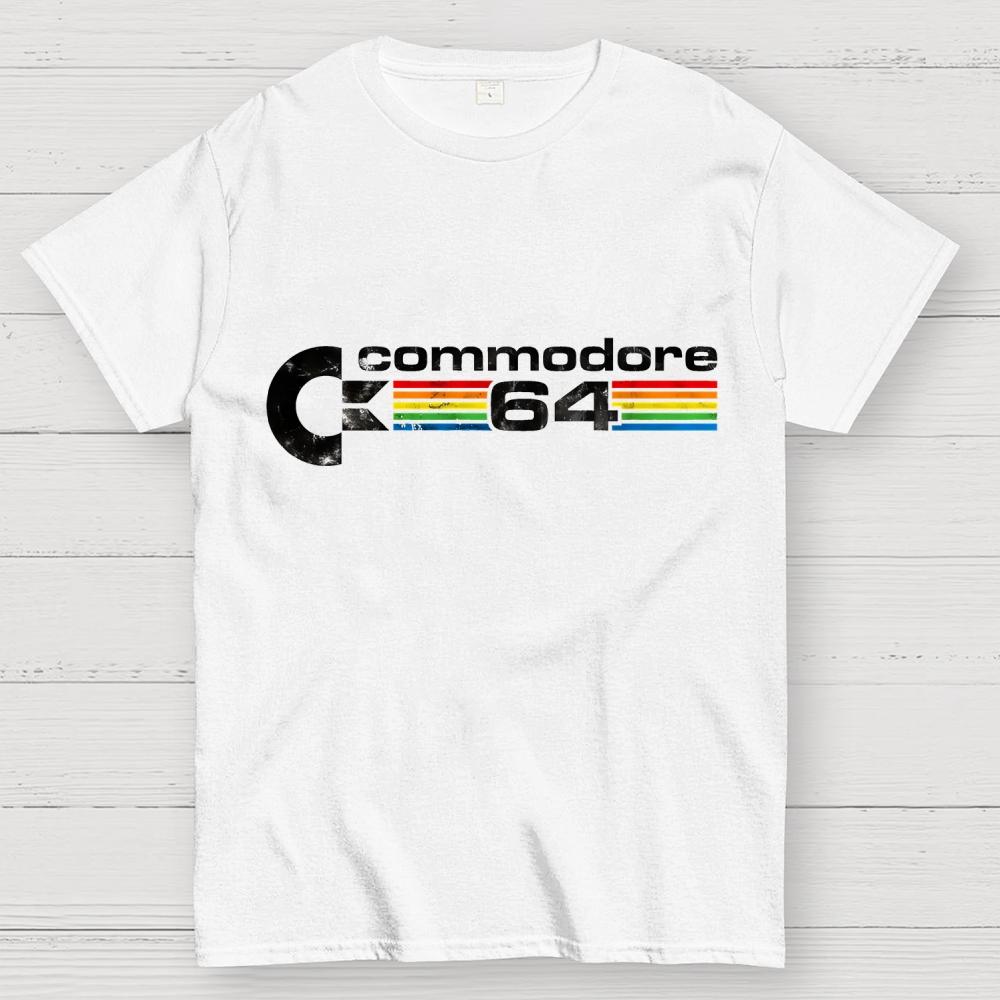 Commodore 64 Retro Cotton Summer Casual Cool Loose T-Shirt