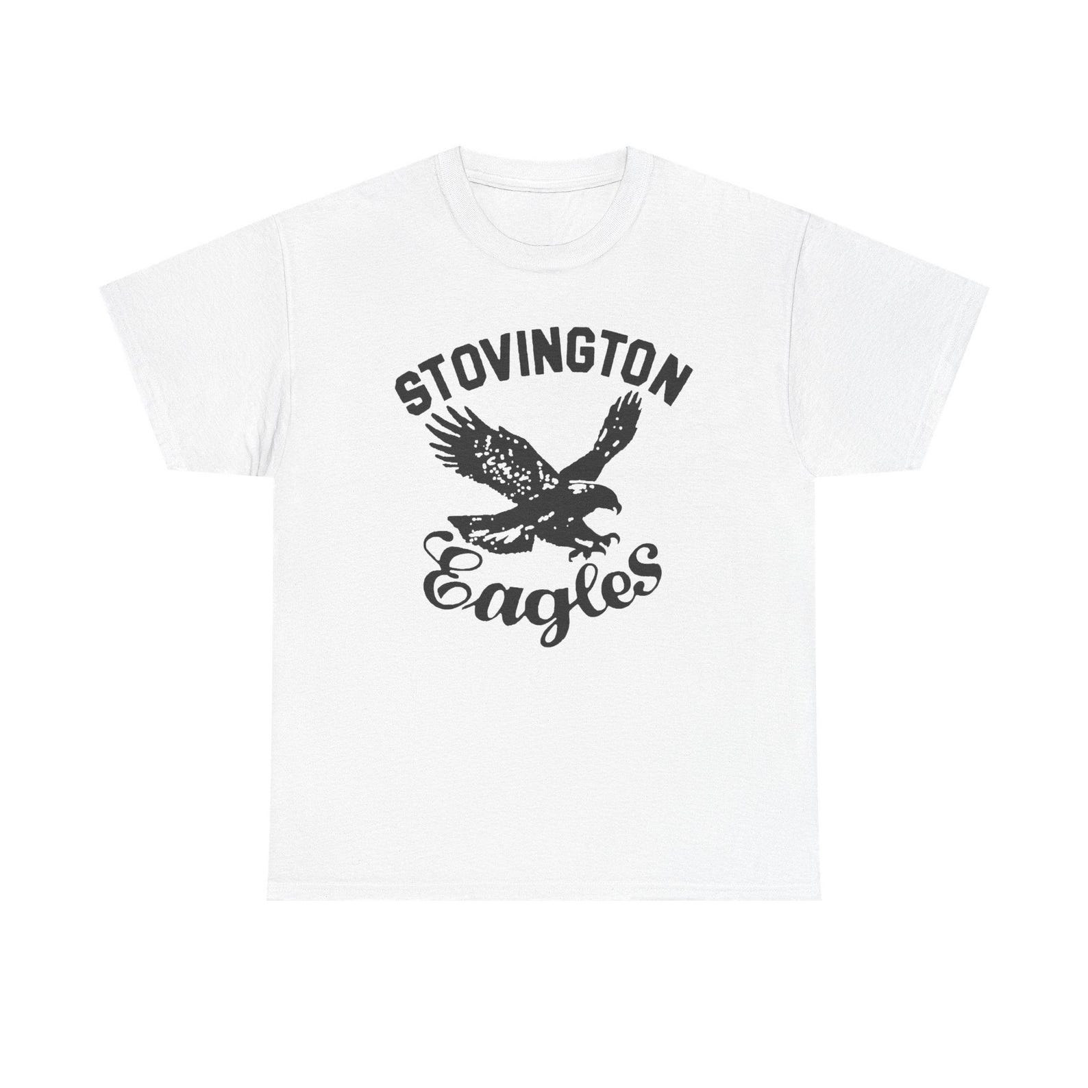 STOVINGTON EAGLES The Shining Movie Logo Light Blue White Gray Gold Tee T-Shirt Size S to 5XL XL