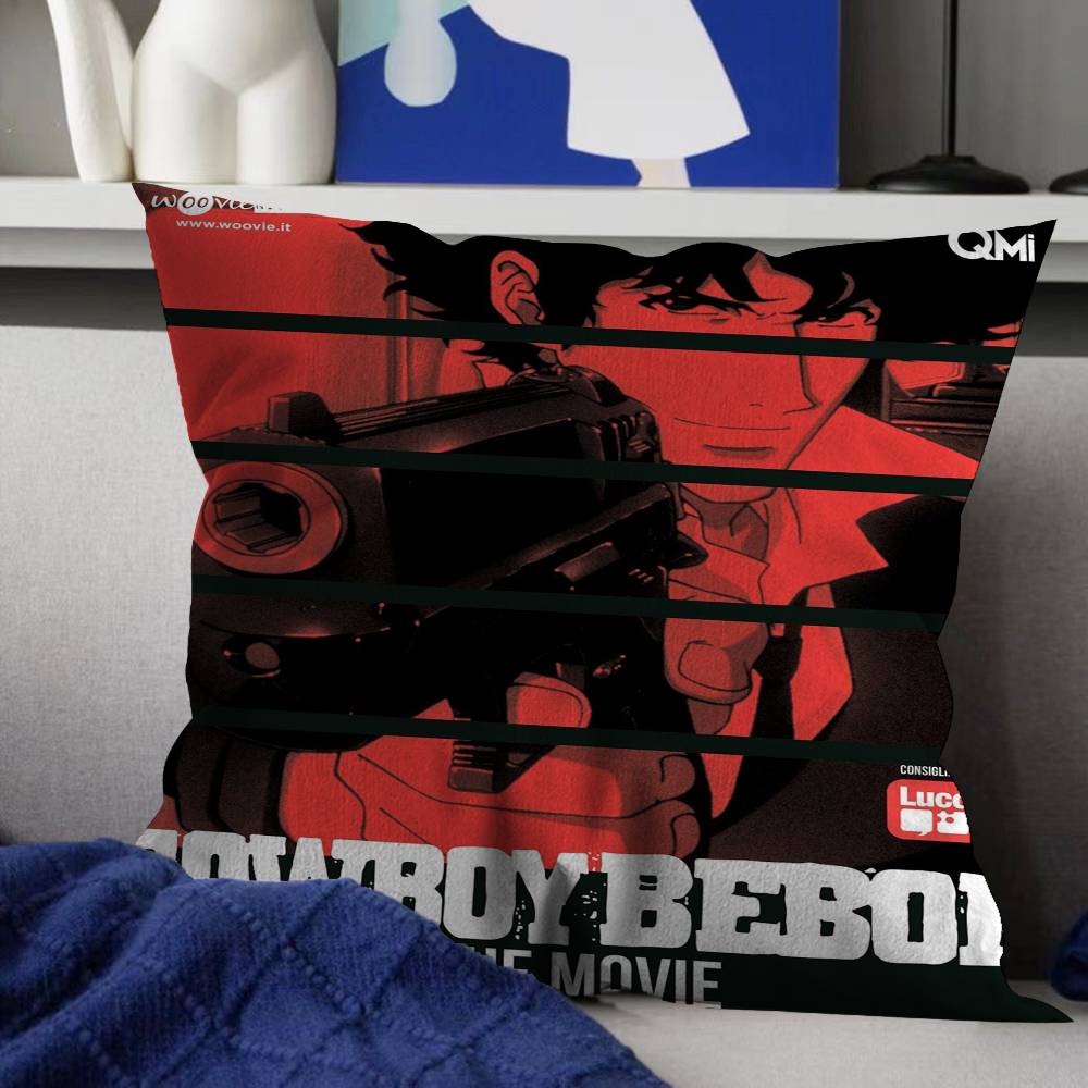 

C-Cowboy B-Bebop pillow cover sofa cushion cover home room decoration children gift 12x12Inch