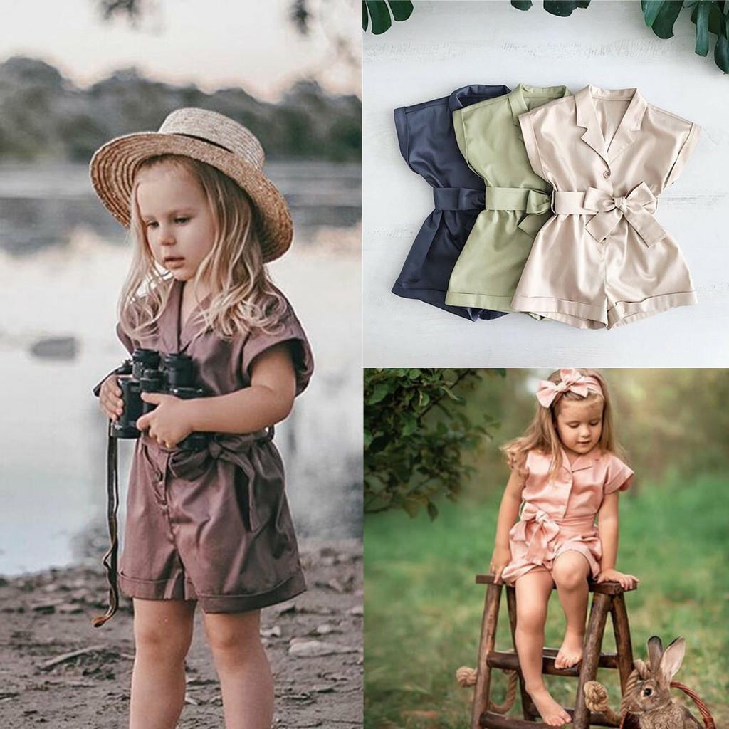 

Однотонные комбинезоны для маленьких девочек, повязки на голову, одежда, наряды