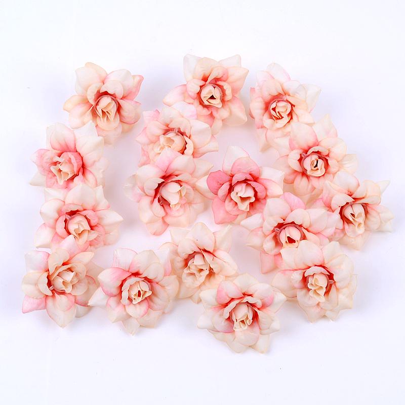 Silk Pointed Rose Small Flowers for DIY Headwear & Wedding Decoration