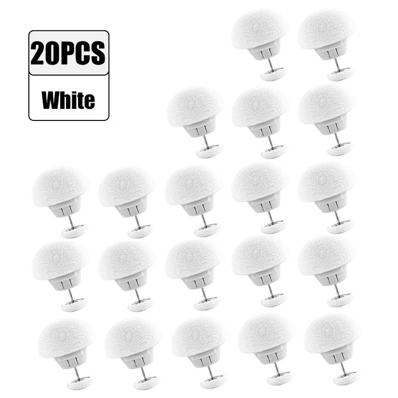 4-20pc Mushroom BedSheet Quilt Clip Anti-Slip Bedding Fasteners Reusable Duvet Cover Blanket Fix Buckle One Button Unlock