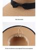 Women's Korean Style Straw Sun Hat with Bow - Casual, Versatile, and Simple Design for Summer Outings.