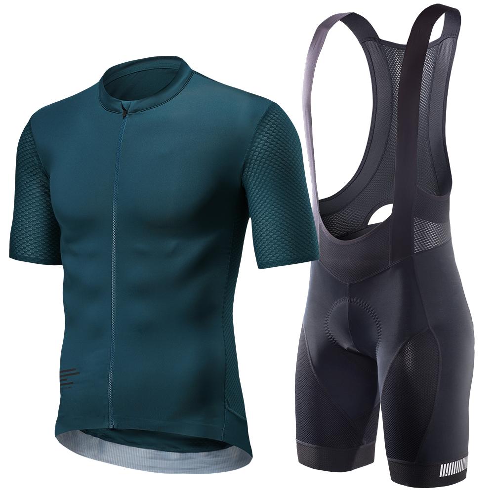 2026 Summer Breathable Cycling Suit Set Men's Jersey Sets MTB Mountain Bike Ciclismo Bicycle Clothing Cycling Bib Shorts Quick Dry Motorcycle Wear