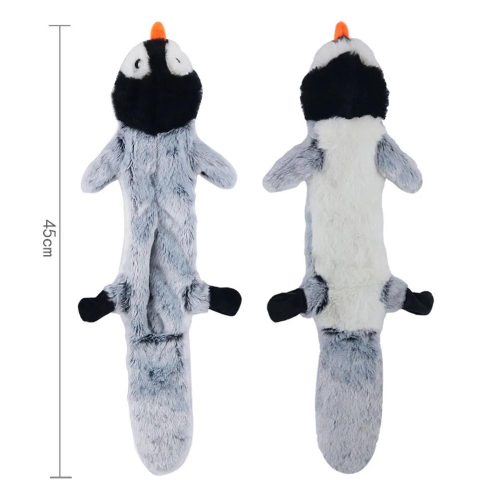 Durable Plush Dog Toy with Squeakers and Crinkle Funny Simulated Animal Squeaky Chew Toy for Interactive
