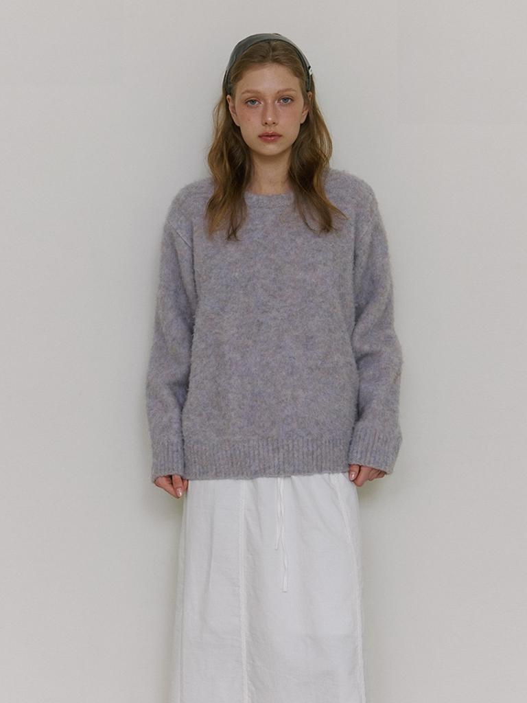 KINDABABY Cozy Brushed Round Knit - Misty Lavender