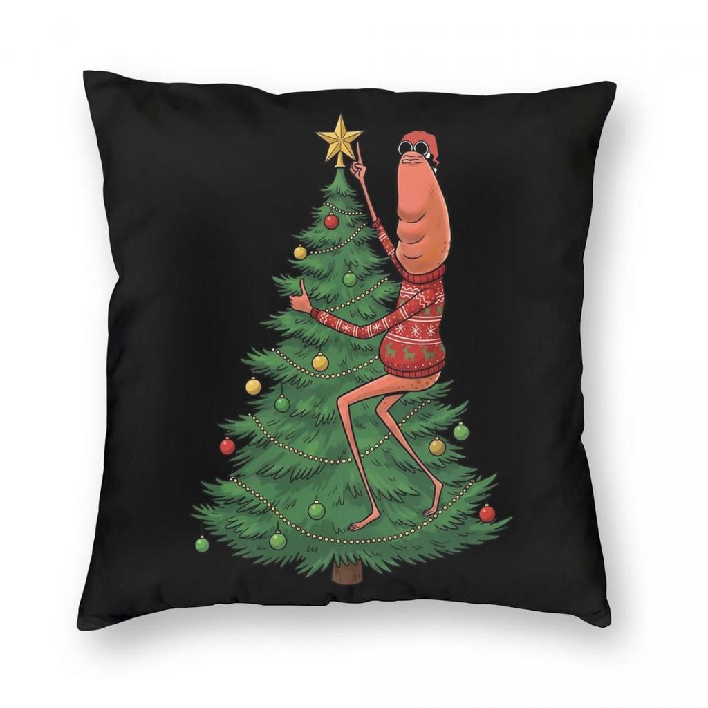 I Don't Like This Rock Marcus The Worm Xmas Christmas Pillowcase Soft Polyester Cushion Cover Gift Pillow Case Cover