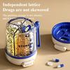 Press-Type Seven-Day Medicine Dispensing Box Three Meals a Day Medicine Dispensing Circular Compartments Portable Medicine Box