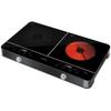 Induction and Radiant Hob - SENCOR - SCP 4001BK - 3400 W - 2 Burners - Black