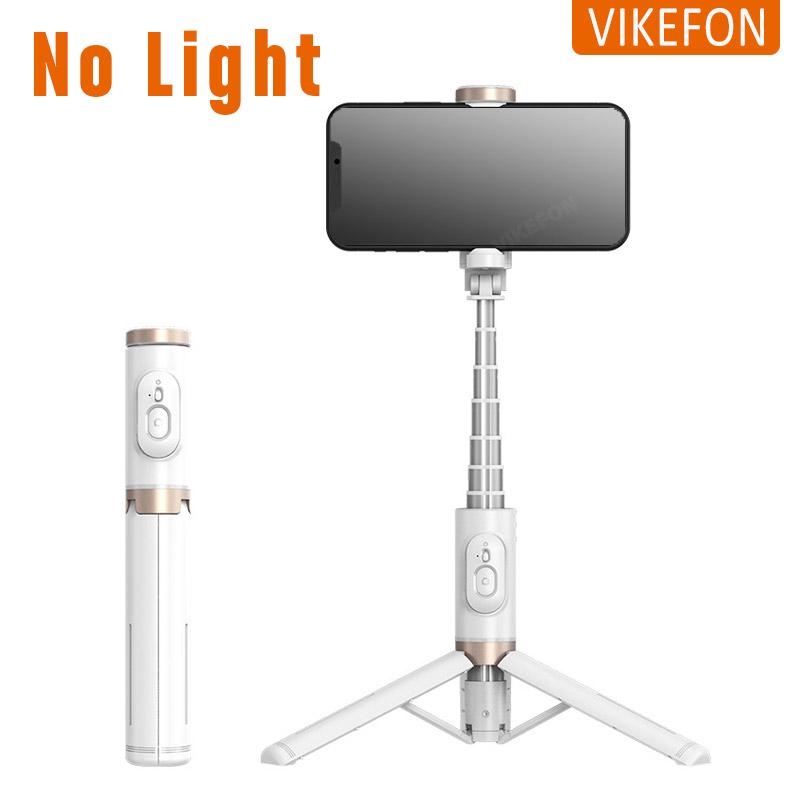 Bluetooth Selfie Stick Foldable Wireless Tripod with Bluetooth Shutter Monopod Live Photograph for iPhone 15 14 Samsung S24 S23