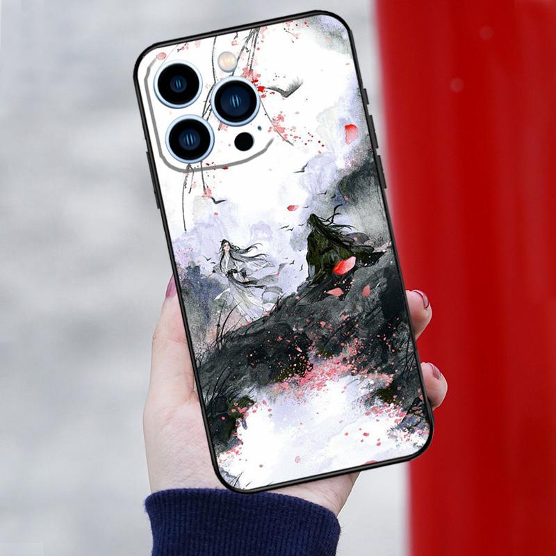 Mo Dao Zu Shi Anime Phone Case For iPhone 16 Pro 15 Pro 12 13 Mini 11 14 Pro Max XR 16 15 Plus 16e Cover Coque