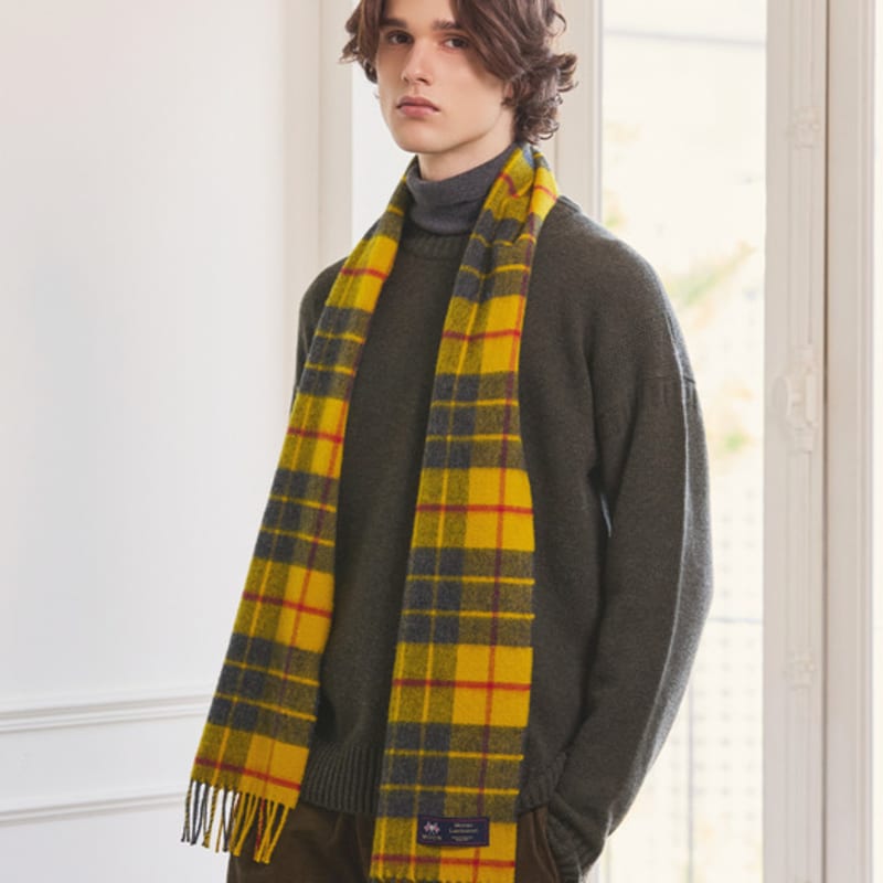 ABRAHAM MOON Merino Wool Muffler 25cm - Macleod