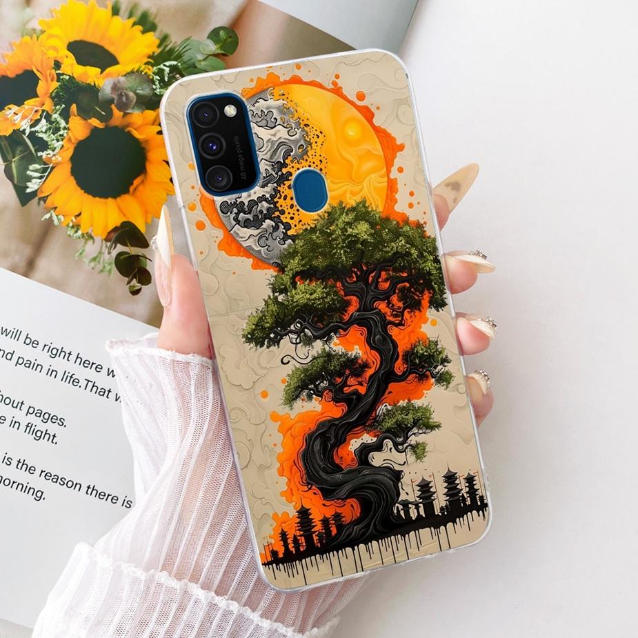 For Samsung Galaxy M21 Case SM-M215F New Fashion Painted Cover Soft Silicone Case For Samsung M21 2021 M 30 s Galaxy M30s Fundas