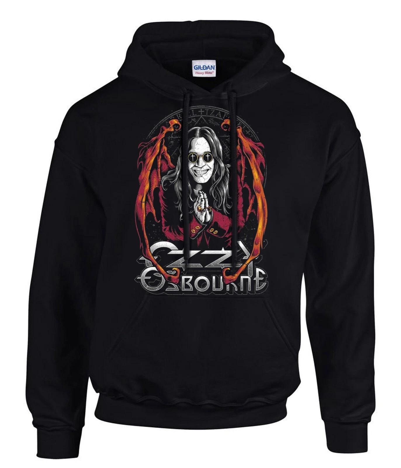 Ozzy Osbourne Metal Rules Rock Music Schwarze Hoodies Kapuzenpullover -31190 -SW XXL