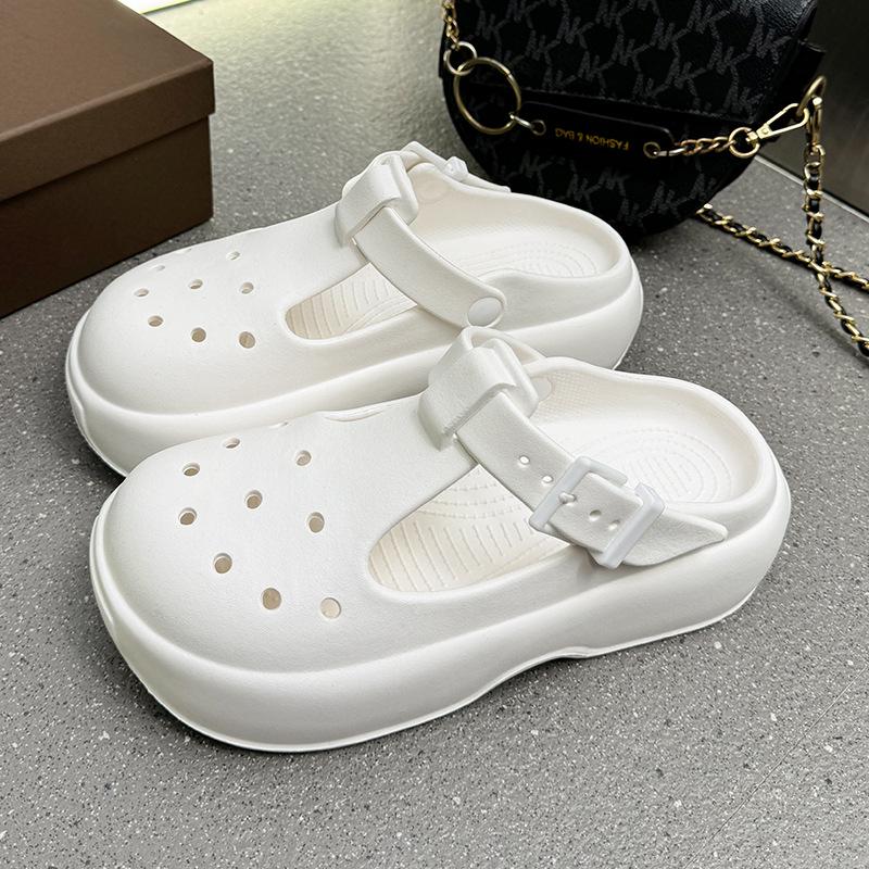 2025 Women's Non-slip EVA Thick-soled Slip-on Sandals & Slippers for Indoor/Outdoor Use