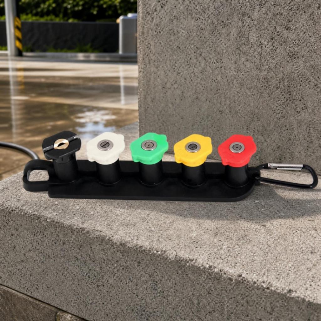 Highpressures Washer Spray Nozzles with Holder Compact Nozzle Portable for Vehicle
