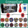 Premium Qualität 12 Stück Beyblade Set Tragbarer Kreisel B122 B125 B127 Mit Aufbewahrungskoffer