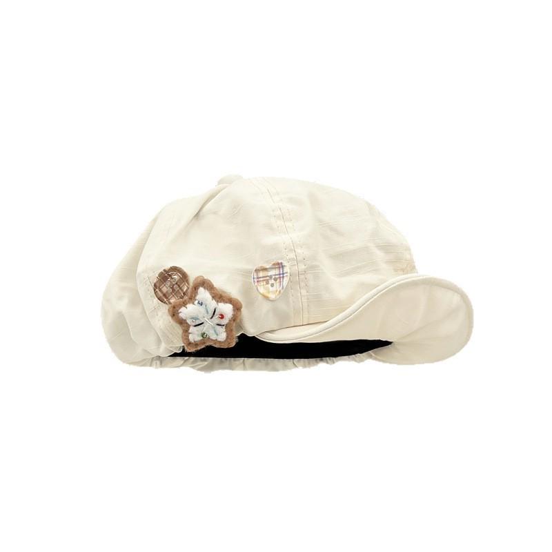 Vintage Star Pattern Womens Octagon Hat With Breathable Polyester For Spring And Summer Casual Wear
