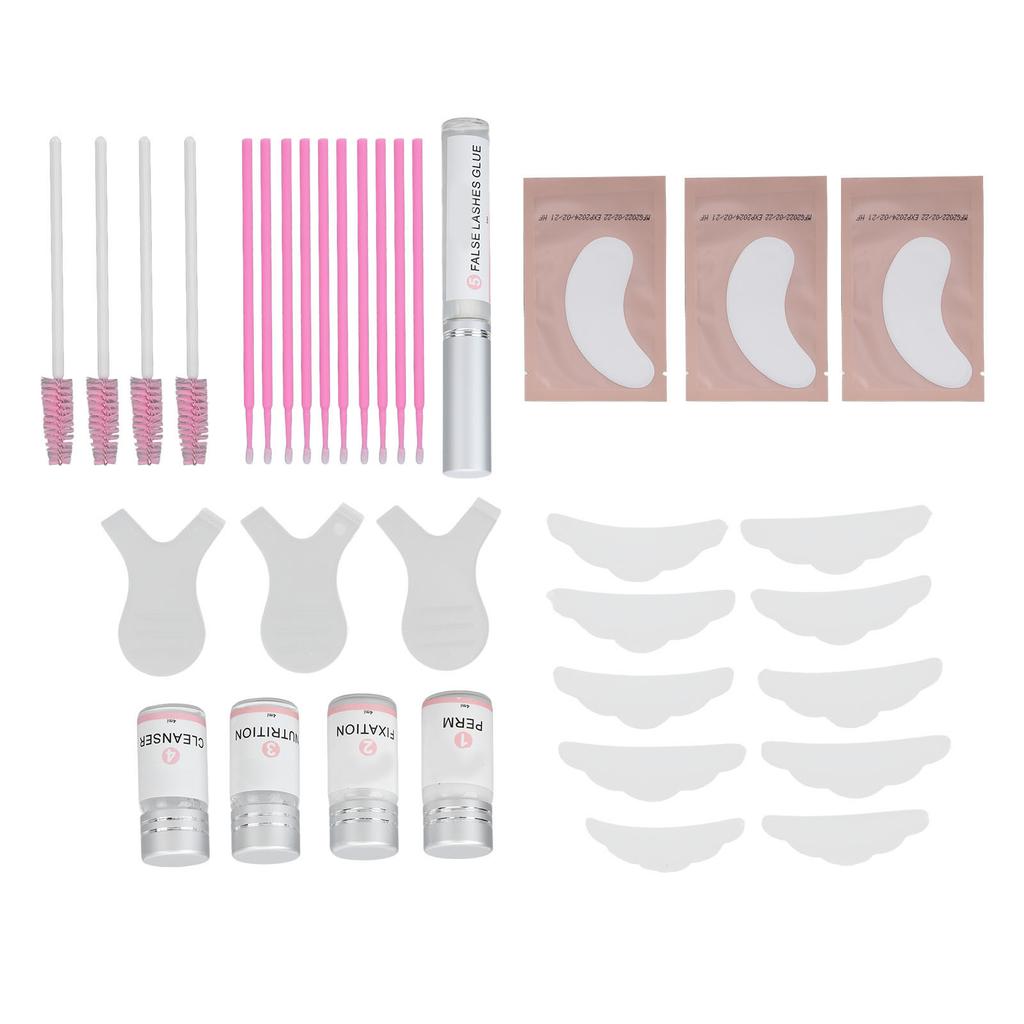 Eyebrow Lamination Kit Semipermanent Safe Moderate 6 To 8 Weeks Long Lasting Eyelash Lift Kit for Eyebrow Eyelash