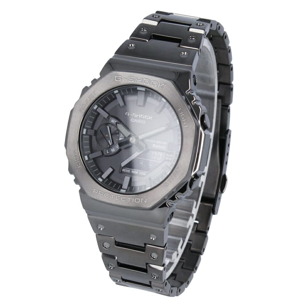 

CASIO Casio G-SHOCK G-Shock FULL METAL Watch Men s Tough Solar Bluetooth Stainless Steel Black GM-B2100BD-1A