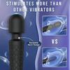 Handmassagegerät Wiederaufladbares Handmassagegerät für Tiefengewebe Nacken Rücken Vibrator Stab G-Punkt Klitoris Stimulation Sexspielzeug für Erwachsene für Brustwarzen