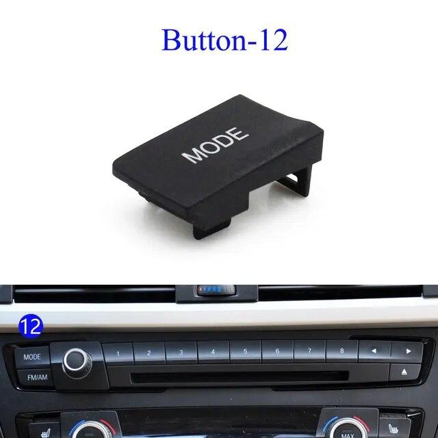 Dashboard Console Air Conditioning AC Vent CD Player Control Cap AC Button Key Replacement For BMW F20 F21 F22 F30 F35 F34 F36