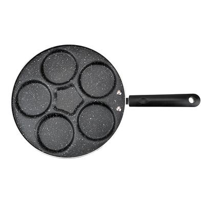 4/5/7-Loch Bratpfanne Frühstücksmaker Kochen Ei Schinken Pfannen Kreative Verdickte Omelettpfanne Antihaft Eierpfannkuchen Steakpfanne