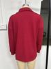 2025 European Fashion V-neck Button Waffle Knit Loose Pullover Long Sleeve Top