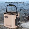 Foldable Multi-Functional Water Bucket: Portable, Wear-Resistant Fishing & Car Wash Utility
