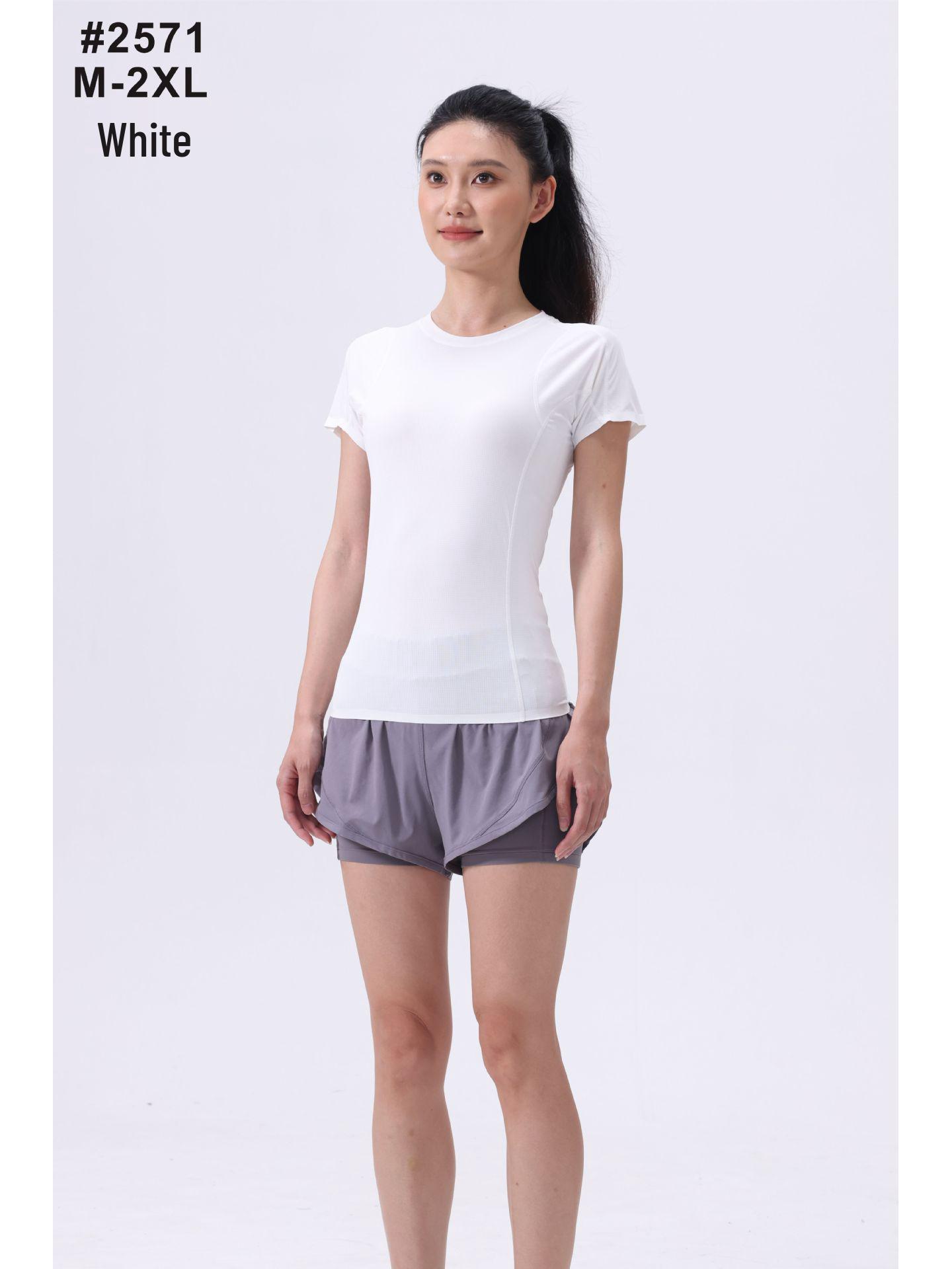 Women s Seamless Yoga Short Sleeve T-Shirt: Loose, Comfortable, Sweat-Wicking, Quick-Drying Fitness Top. XL