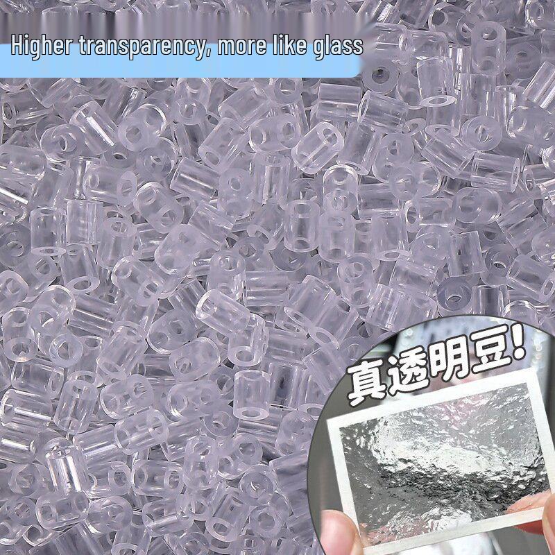 High Transparency Fuse Bead Refill Pack: Approx. 1000 Pcs, 2.6MM, DIY Fuse Beads.