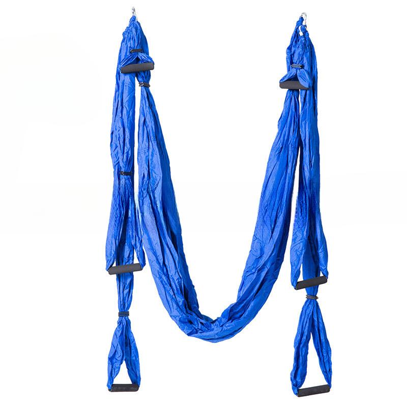 Aerial Yoga Hammock 6-grepps Yoga Studio Inverted Fitness Hammock Icke-elastisk Yoga Hammock