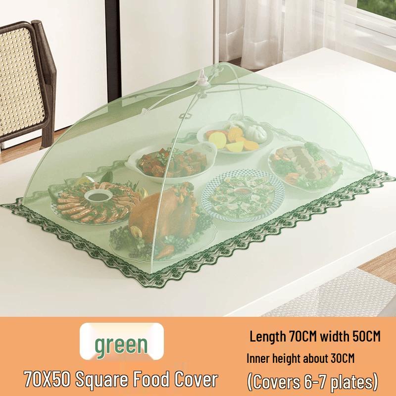 Green Umbrella Foldable Food Cover