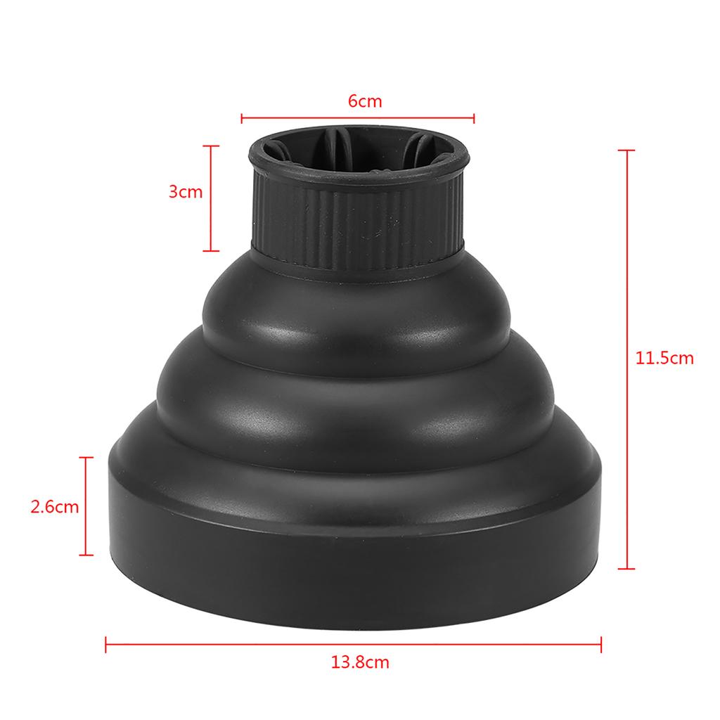 Hair Dryer Cover 5Colors Foldable Folding Hairdryer Hair Blower Diffuser Cover Styling Hairdressing Tool Hairdryer Diffuser